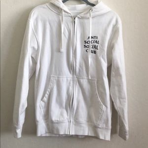 ✨SOLD✨Anti Social Social Club Zip-Up Hoodie